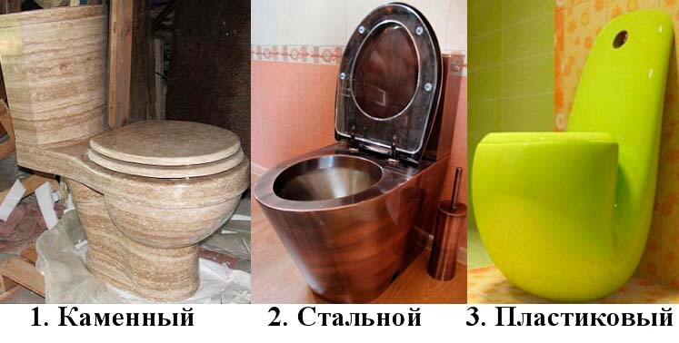 Материал унитаза